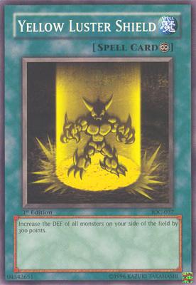 Yellow Luster Shield [IOC-037] Common | Good Games Adelaide SA