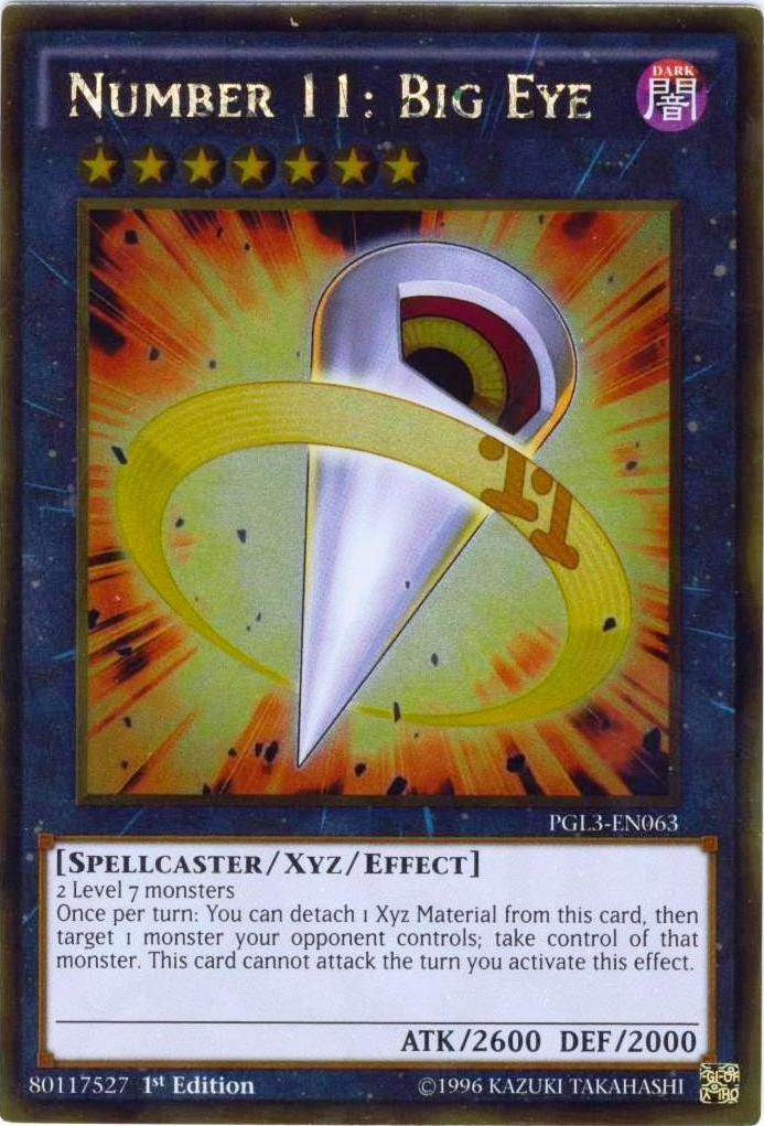 Number 11: Big Eye [PGL3-EN063] Gold Rare | Good Games Adelaide SA