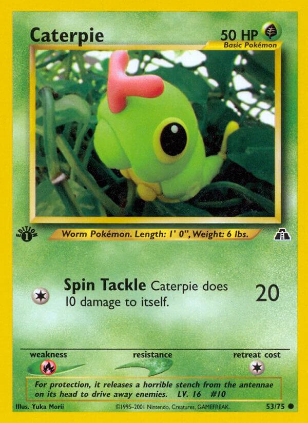 Caterpie 53/75 (Neo Discovery)  - 1st Edition | Good Games Adelaide SA