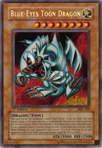 Blue-Eyes Toon Dragon [MRL-000] Secret Rare | Good Games Adelaide SA