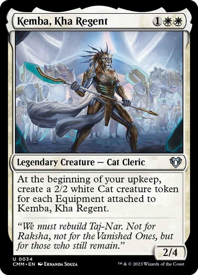 Kemba, Kha Regent 34 (Commander Masters)  - Foil | Good Games Adelaide SA