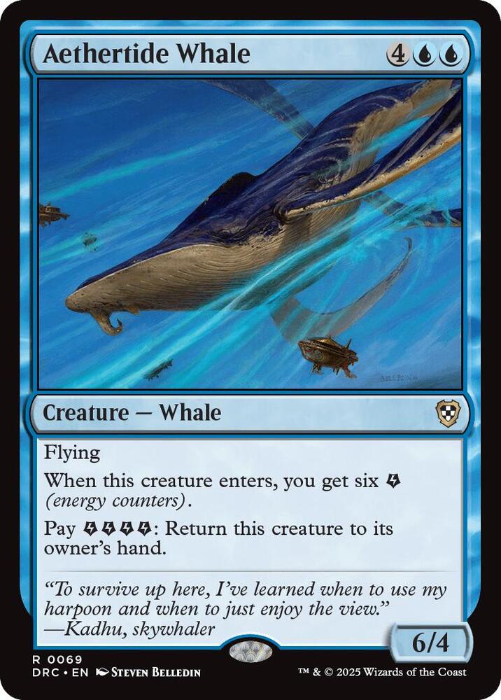 Aethertide Whale 69 (Commander: Aetherdrift)  | Good Games Adelaide SA