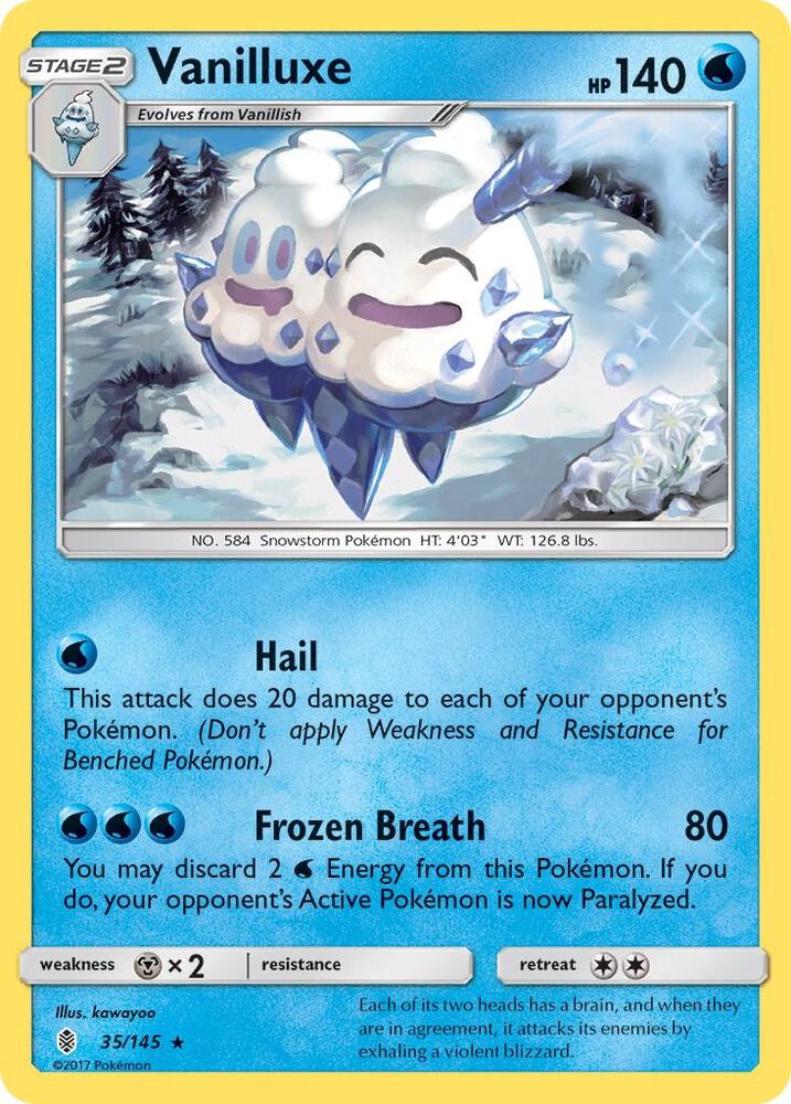 Vanilluxe 35/145 (SM - Guardians Rising)  | Good Games Adelaide SA
