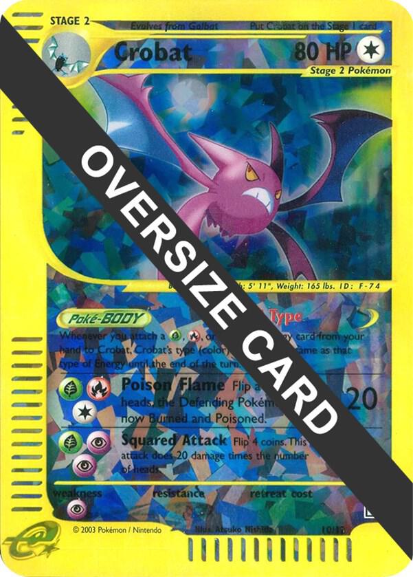 Crobat 10 12 Box Topper 010/012 (Jumbo Cards)  - Reverse Holofoil | Good Games Adelaide SA