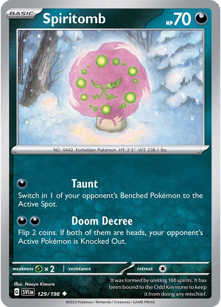 Spiritomb (129/198) [Scarlet & Violet: Base Set] | Good Games Adelaide SA