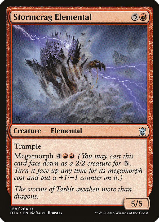 Stormcrag Elemental 158 (Dragons of Tarkir)  | Good Games Adelaide SA
