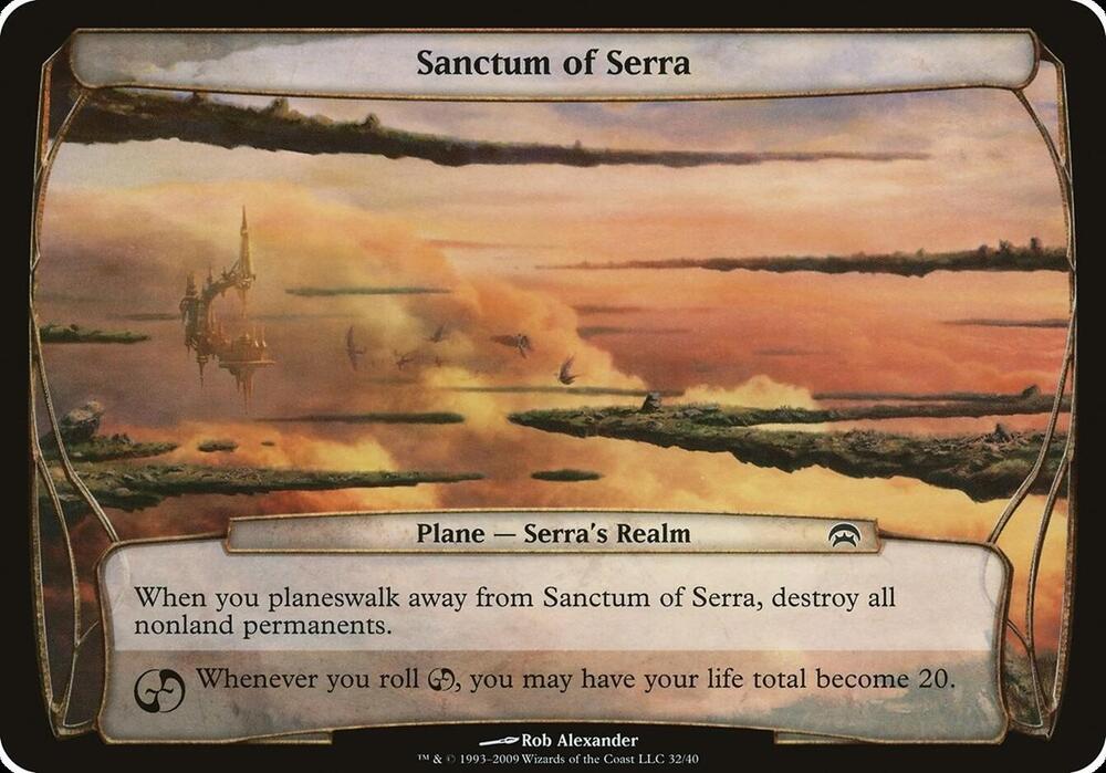 Sanctum of Serra Planechase  (Oversize Cards)  | Good Games Adelaide SA