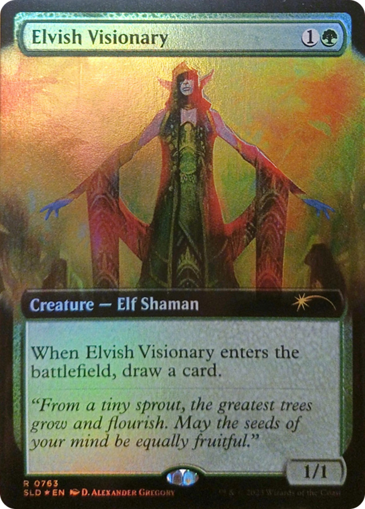 Elvish Visionary (Extended Art) [Secret Lair Drop Series] | Good Games Adelaide SA