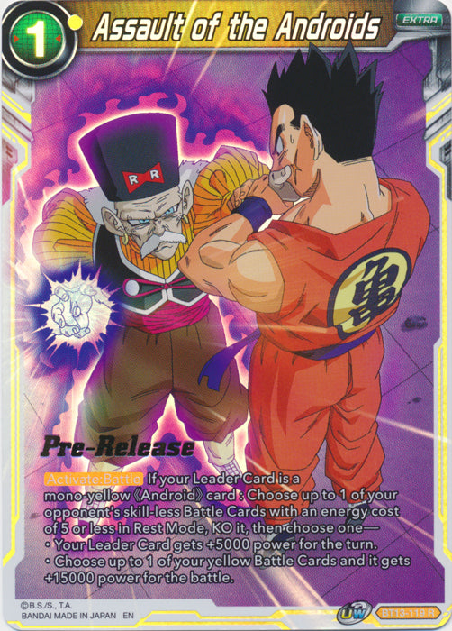 Assault of the Androids (BT13-119) [Supreme Rivalry Prerelease Promos] | Good Games Adelaide SA