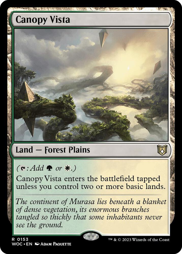 Canopy Vista 153 (Commander: Wilds of Eldraine)  | Good Games Adelaide SA