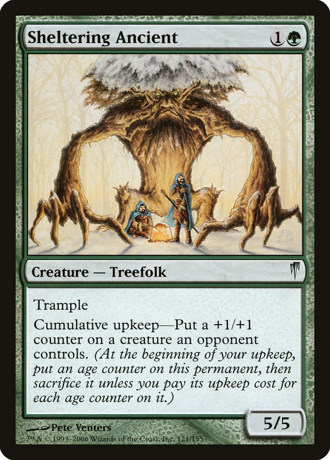Sheltering Ancient 121 (Coldsnap)  - Foil | Good Games Adelaide SA