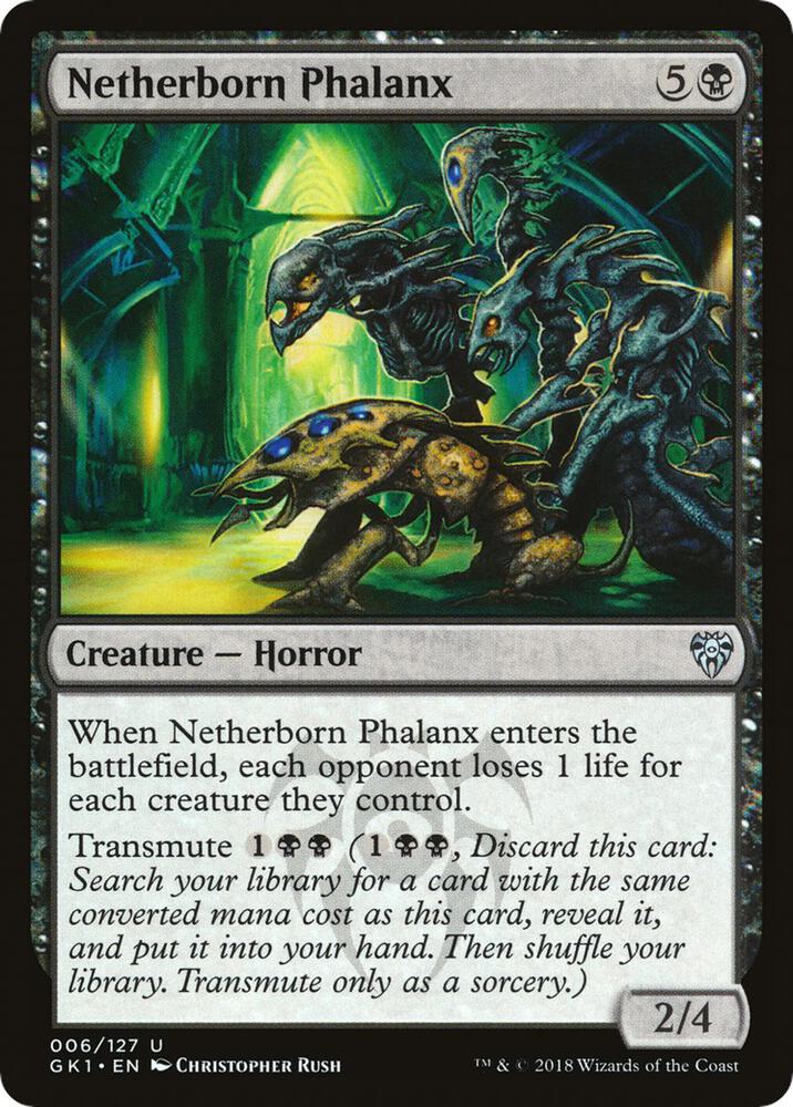 Netherborn Phalanx 6 (Guilds of Ravnica: Guild Kits)  | Good Games Adelaide SA