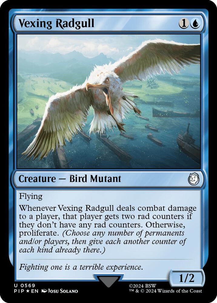 Vexing Radgull 569 (Universes Beyond: Fallout)  - Foil | Good Games Adelaide SA