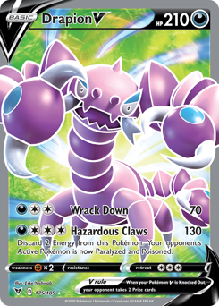 Drapion V (175/185) [Sword & Shield: Vivid Voltage] | Good Games Adelaide SA