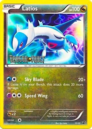 Latios 10 20 Dragon Vault 010/020 (Blister Exclusives)  - Holofoil | Good Games Adelaide SA