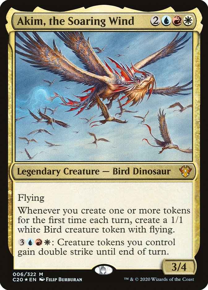 Akim, the Soaring Wind 6 (Commander 2020)  - Foil | Good Games Adelaide SA