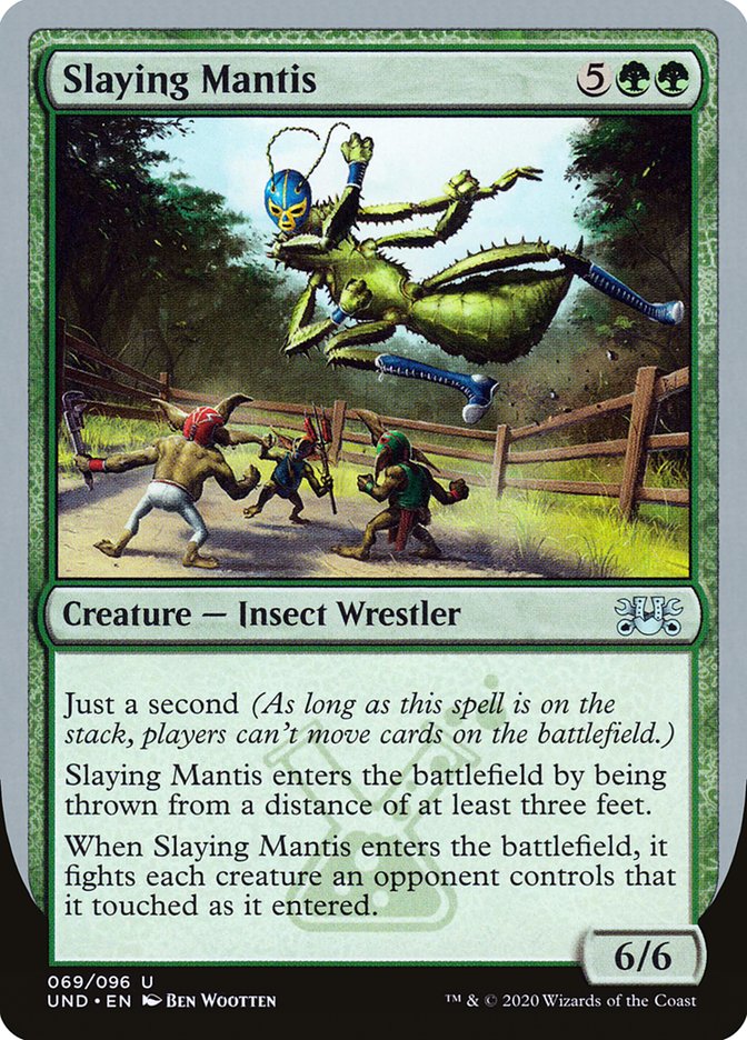 Slaying Mantis 69 (Unsanctioned)  | Good Games Adelaide SA