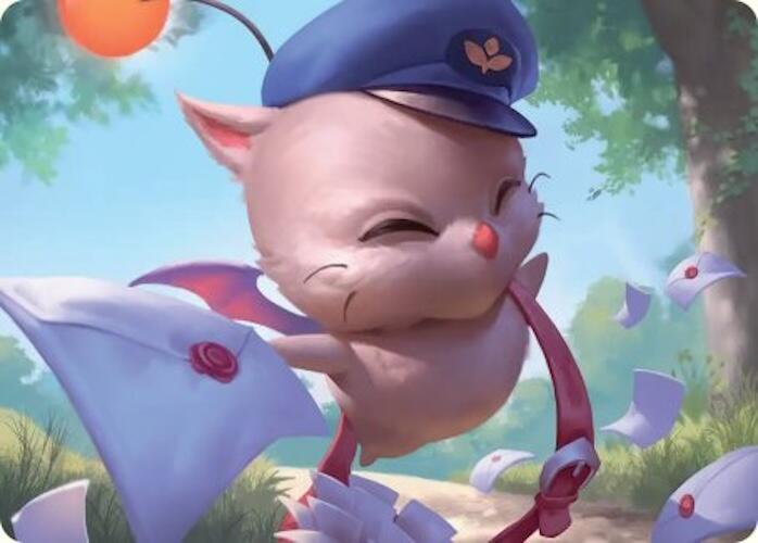Delivery Moogle Art Card 1 (Art Series: FINAL FANTASY)  | Good Games Adelaide SA