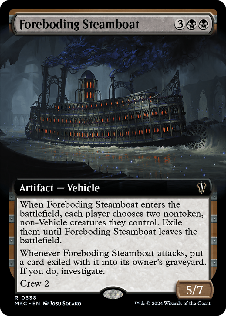 Foreboding Steamboat (Extended Art) [Murders at Karlov Manor Commander] | Good Games Adelaide SA