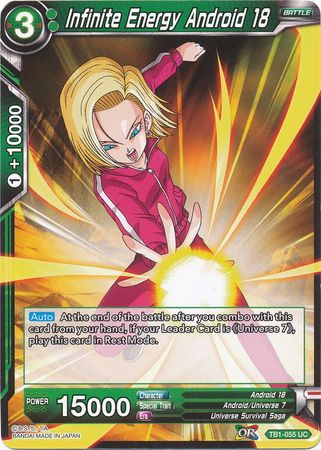 Infinite Energy Android 18 [TB1-055] | Good Games Adelaide SA