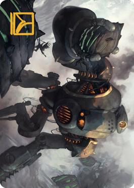 Rust Goliath Art Card Gold Stamped Signature 29 (Art Series: The Brothers' War)  | Good Games Adelaide SA