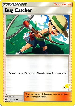 Bug Catcher (189/236) (Pikachu Stamp #26) [Battle Academy 2020] | Good Games Adelaide SA