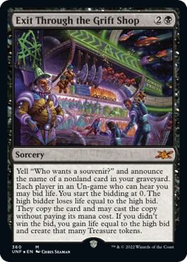 Exit Through the Grift Shop Galaxy Foil 360 (Unfinity)  - Foil | Good Games Adelaide SA