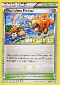 Champions Festival Worlds 13 Staff BW95 (Black and White Promos)  | Good Games Adelaide SA