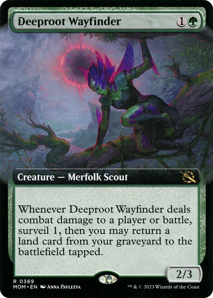 Deeproot Wayfinder (Extended Art) [March of the Machine] | Good Games Adelaide SA