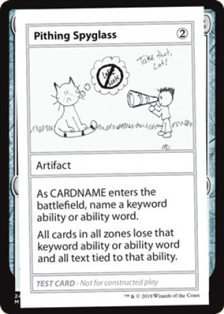 Pithing Spyglass (2021 Edition) [Mystery Booster Playtest Cards] | Good Games Adelaide SA