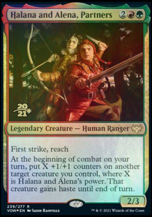 Halana and Alena, Partners [Innistrad: Crimson Vow Prerelease Promos] | Good Games Adelaide SA