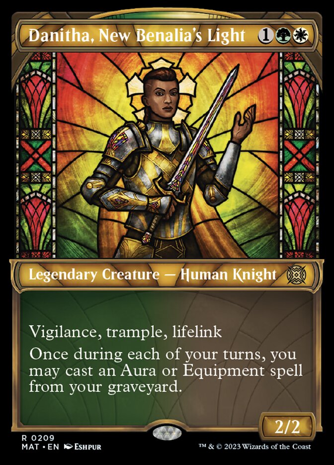 Danitha, New Benalia's Light (Showcase Halo Foil) [March of the Machine: The Aftermath] | Good Games Adelaide SA
