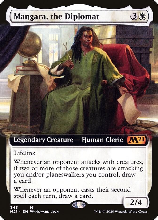 Mangara, the Diplomat 343 (Core Set 2021)  | Good Games Adelaide SA