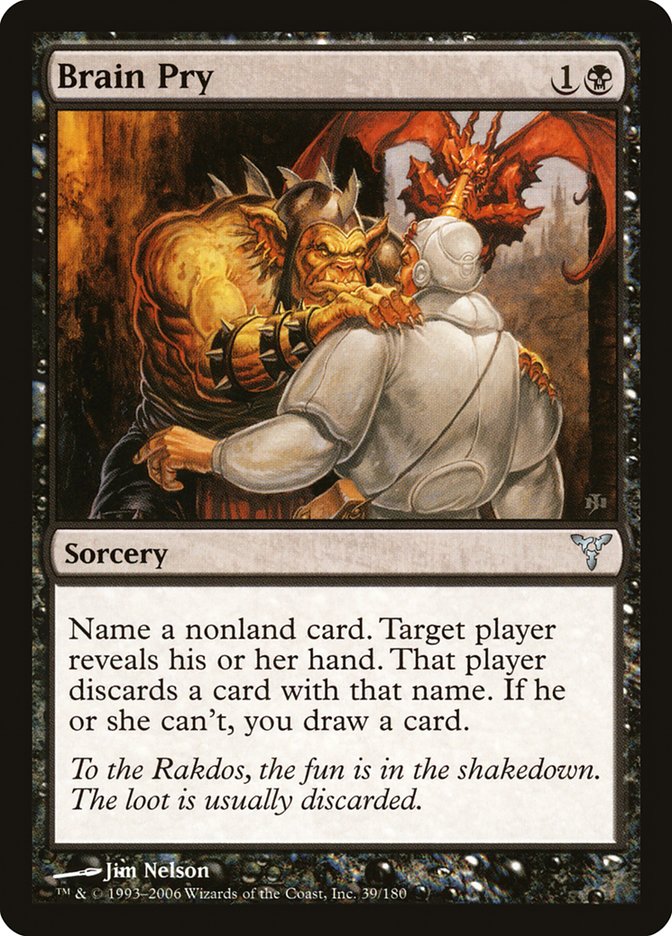 Brain Pry 39 (Dissension)  - Foil | Good Games Adelaide SA
