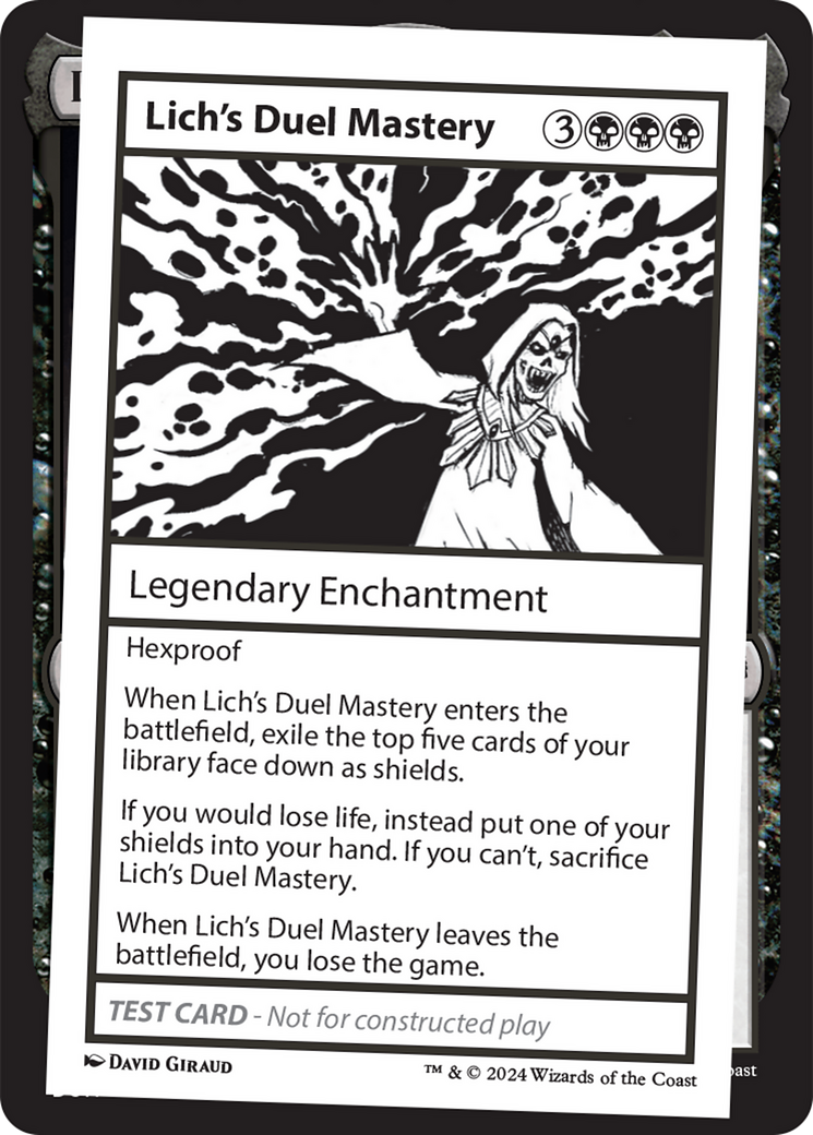 Lich's Duel Mastery [Mystery Booster 2 Playtest Cards] | Good Games Adelaide SA
