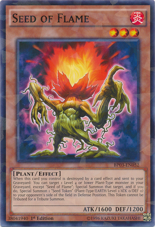 Seed of Flame [BP03-EN052] Shatterfoil Rare | Good Games Adelaide SA