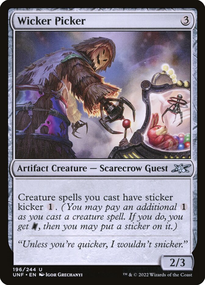Wicker Picker 196 (Unfinity)  - Foil | Good Games Adelaide SA