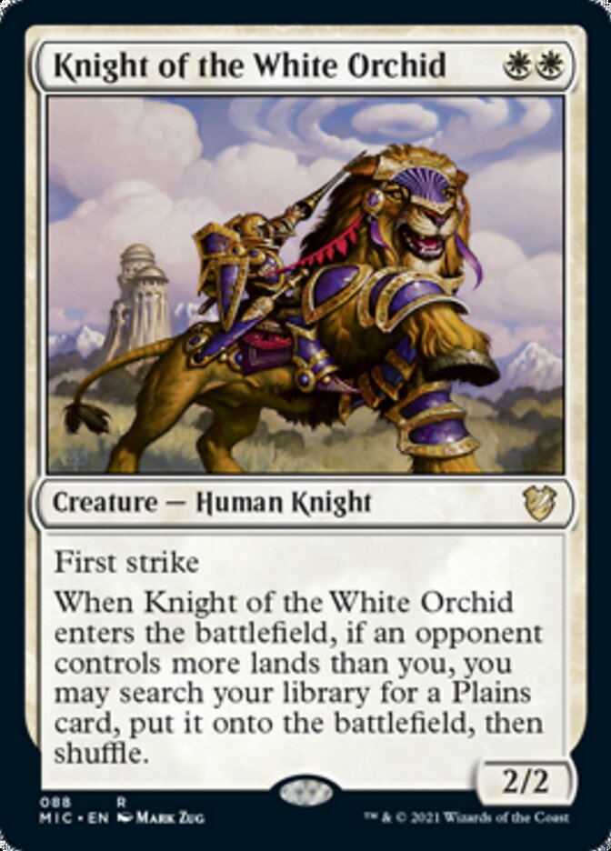 Knight of the White Orchid [Innistrad: Midnight Hunt Commander] | Good Games Adelaide SA