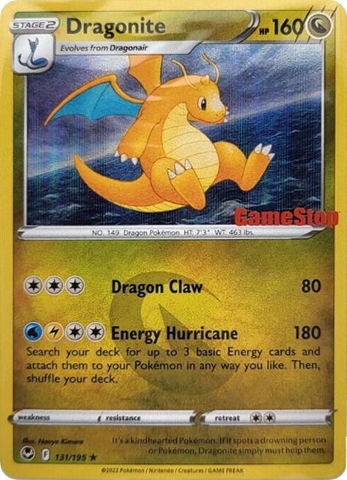 Dragonite 131 195 Gamestop Exclusive 131/195 (Miscellaneous Cards & Products)  - Holofoil | Good Games Adelaide SA