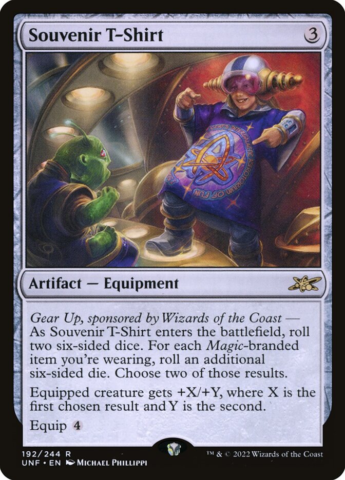 Souvenir T-Shirt 192 (Unfinity)  - Foil | Good Games Adelaide SA