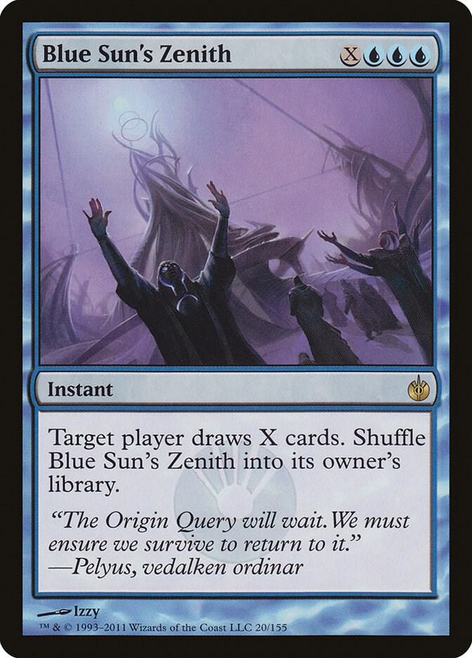 Blue Sun's Zenith 20 (Mirrodin Besieged)  - Foil | Good Games Adelaide SA