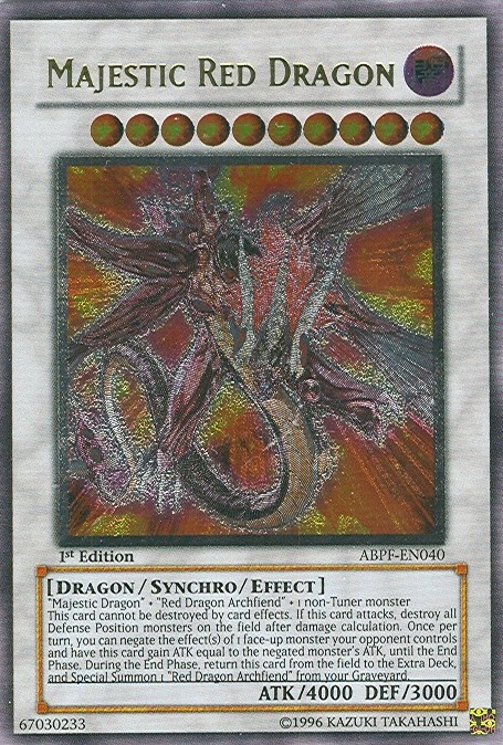 Majestic Red Dragon [ABPF-EN040] Ultimate Rare | Good Games Adelaide SA