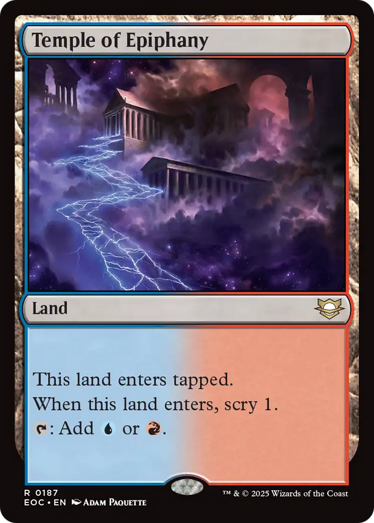 Temple of Epiphany [Edge of Eternities Commander] | Good Games Adelaide SA