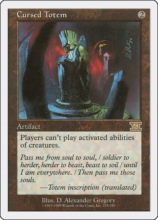 Cursed Totem 278 (Classic Sixth Edition)  | Good Games Adelaide SA