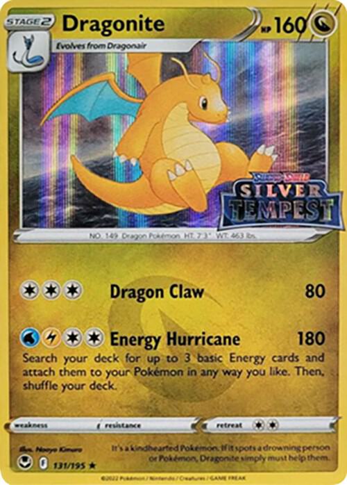 Dragonite Silver Tempest Stamped 131/195 (SWSH: Sword & Shield Promo Cards)  - Holofoil | Good Games Adelaide SA