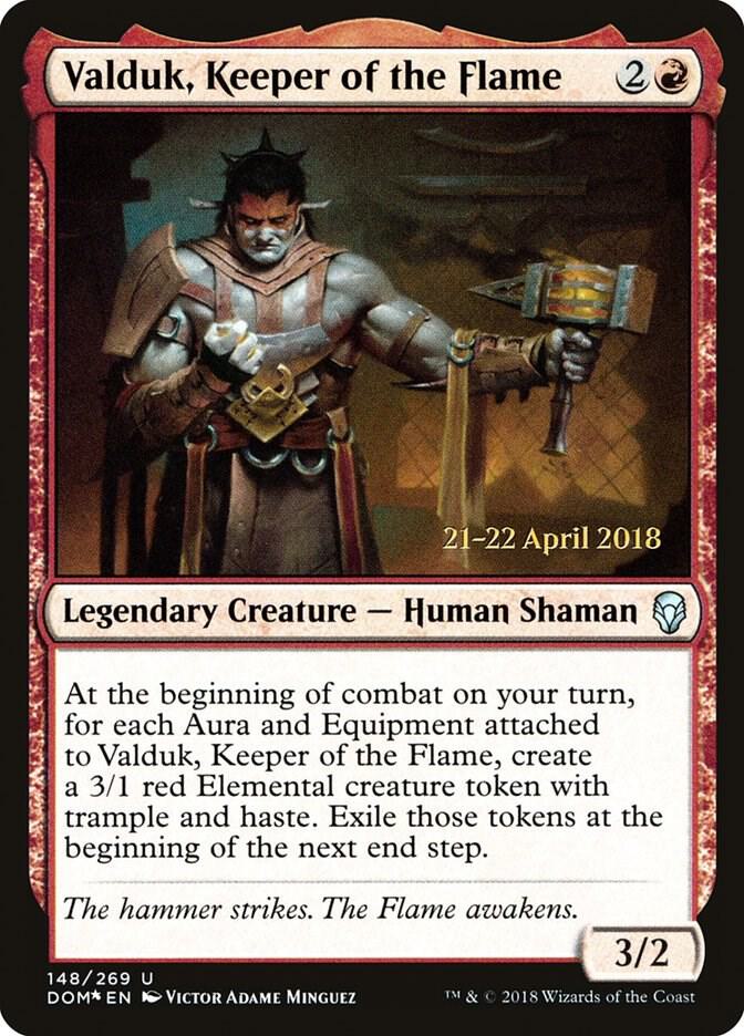 Valduk Keeper of the Flame 148 (Prerelease Cards)  - Foil | Good Games Adelaide SA
