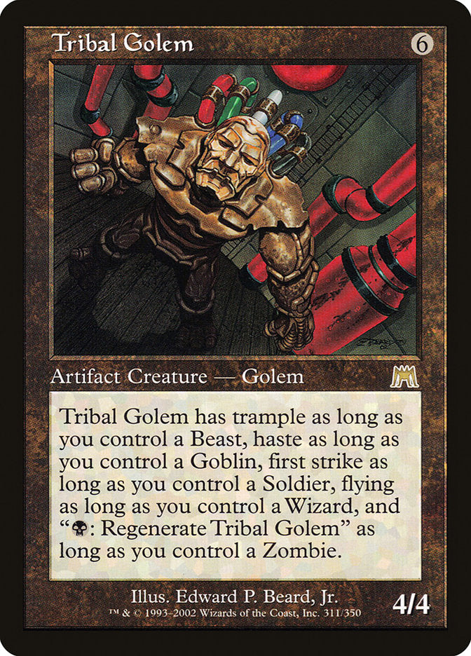Tribal Golem [Onslaught] | Good Games Adelaide SA