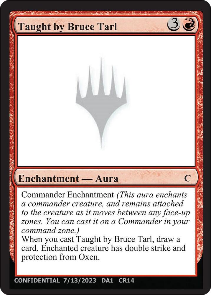 Taught by Bruce Tarl  (Un-Known Event Playtest Cards)  | Good Games Adelaide SA