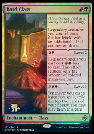 Bard Class [Dungeons & Dragons: Adventures in the Forgotten Realms Prerelease Promos] | Good Games Adelaide SA