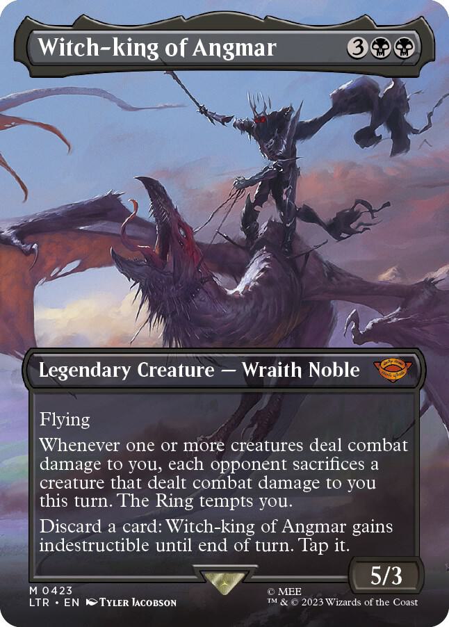 Witch-king of Angmar 423 (Universes Beyond: The Lord of the Rings: Tales of Middle-earth)  - Borderless Foil | Good Games Adelaide SA
